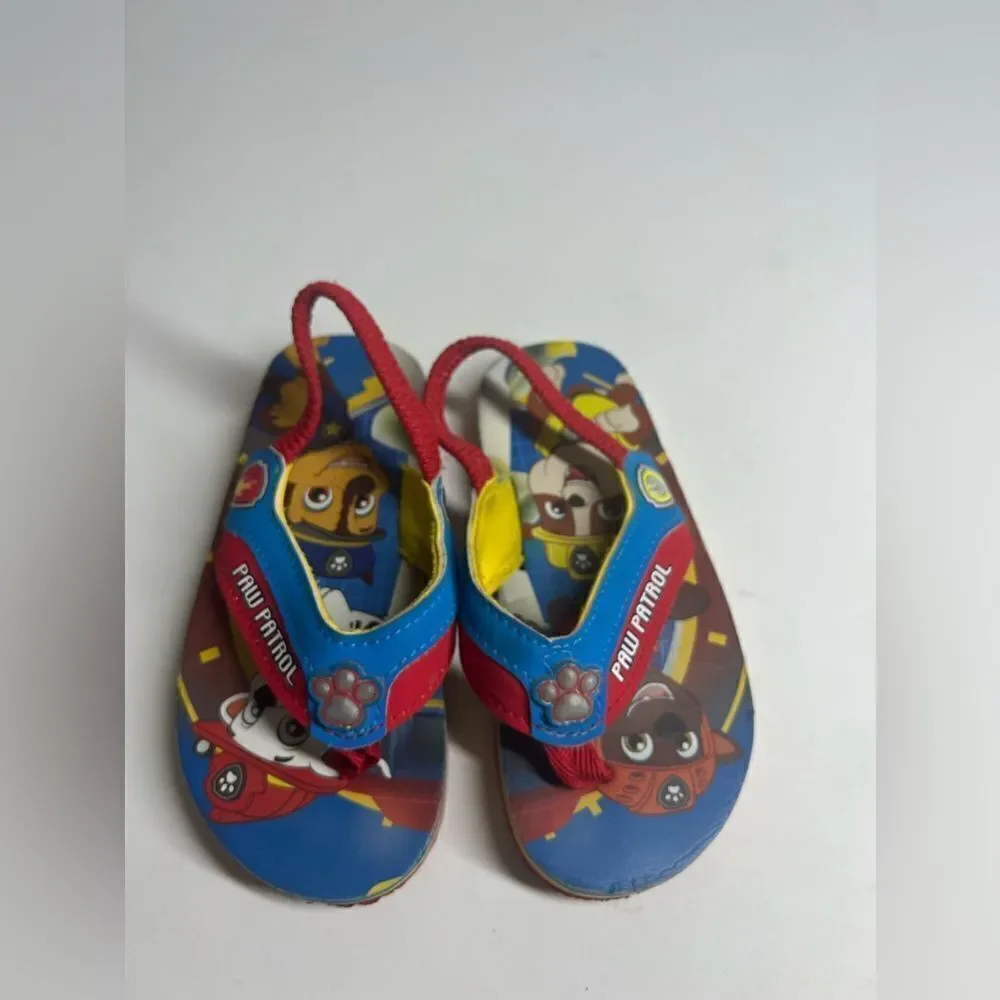 Nickelodeon Paw Patrol Beach Flip Flop (Toddler Boys) Sandal Blue Size 9-10